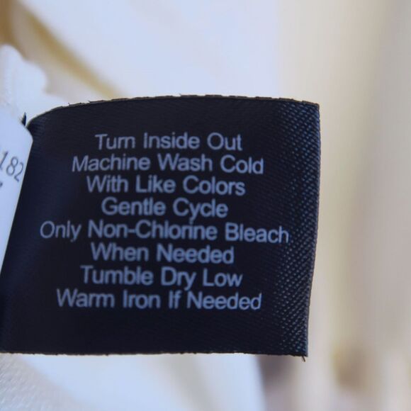 LANE BRYANT Ivory Open Front Cardigan Size 18/20 Cropped Ruffle Sleeve Romantic - Picture 10 of 10